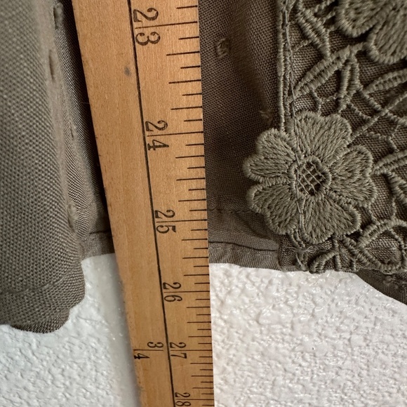 mine floral long sleeve blouse Large - Picture 10 of 11